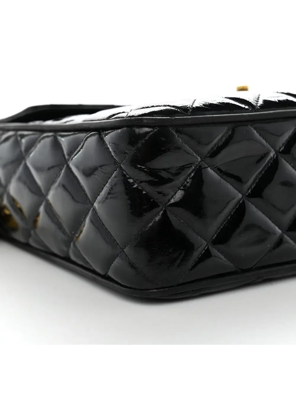Chanel Patent Quilted Cc Camera Case #333289C14B